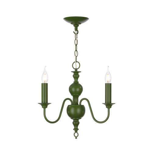 Flemish 3 Light Armed Pendant Bespoke and Bespoke